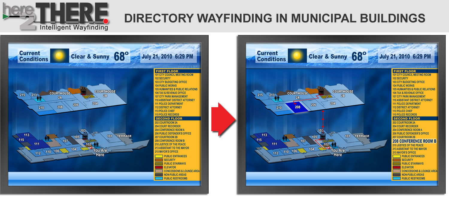 Directory Wayfinding in Municipal Buildings